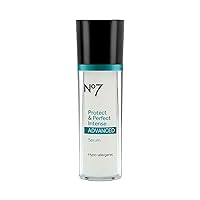 No7 Protect & Perfect Intense Advanced Serum - Anti-Aging Face Serum that Visibly Smoothes & Firms Fine Lines and Wrinkles - Formulated with Hyaluronic Acid and Matrix 3000+ Technology (1 fl oz)