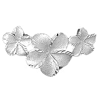 Flower Pendant | Sterling Silver 925 Flower Pendant - 14 mm