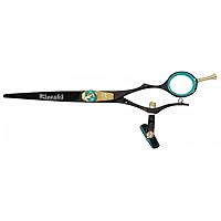 Hair Scissors Gokatana 6.0 inches Double Swivel Black B Titanium Hair Cutting Shears