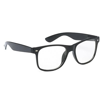 WebDeals (TM - Children's Nerd Style Glasses Clear Retro Lenses (Ages 3-9)