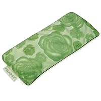 Flaxseed Pain-Out Bamboo Eye Pillow with Lavender, Floral Plush Sage