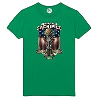 Honor Their Sacrifice Printed T-Shirt - Kelly-Green - LT