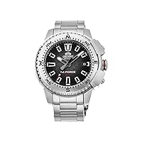 ORIENT Orient RA AC0N01B Men's M Force Delta Stainless Steel Black Dial Automatic Dive Watch