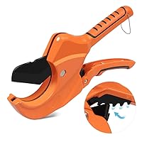 Libraton PVC Pipe Cutter 2-1/2, Large PVC Cutter, Improved Blade for Heavy-Duty, Plastic Pipe Cutter for Cutting PVC Pipe, PEX Pipe, Plastic Pipes