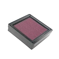 K&N Engine Air Filter: Reusable, Clean Every 75,000 Miles, Washable, Replacement Car Air Filter: Compatible with 1995-2009 MITSUBISHI (Outlander, Lancer, Pajero, Dion, Airtrek, Colt V, Mirage),33-2105
