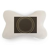 Shape Circle Symbol Totem Pattern Car Trim Neck Decoration Pillow Headrest Cushion Pad