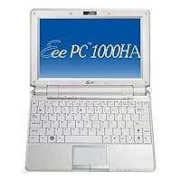 Asus Eee PC 1000HA 10-Inch Netbook (1.6 GHz Intel Atom N270 Processor, 1 GB RAM, 160 GB Hard Drive, 10 GB Eee Storage, XP Home, 6 Cell Battery) Pearl White