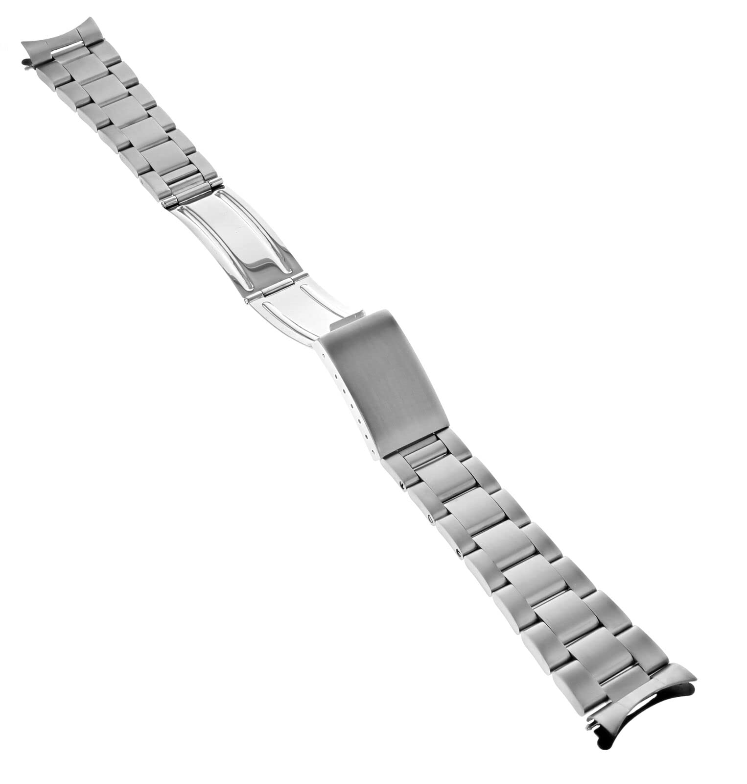 Ewatchparts OYSTER WATCH BAND BRACELET COMPATIBLE WITH ROLEX DATE 1501-1502 5500 MATTE 19MM HEAVY STEEL