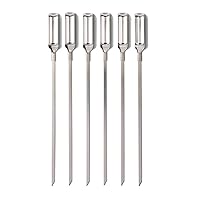 OXO Good Grips Grilling Tools, Stainless Steel Grilling Skewers - Set of 6