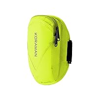 Sports Armband Cell Phone Holder Armband for Exercise Wristband Holder for Exercise Workout Compatible with iPhone 14/Plus/Pro iPhone 13/12/11 Samsung Galaxy (Reflective Fluorescent Yellow)