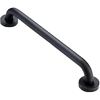 Anti Slip Shower Grab Bar Handle,Black Stainless Steel Bath Grab,Shower Handle ?for Bathtub Toilet,for Kids Elderly Injured Bathroom Safety Aid,Bathroom Accessory (Size: 11.8in)