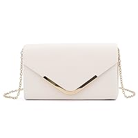 Women Clutch Purse Faux Leather Envelope Handbag Party Bridal Wedding Evening Shoulder Crossbody Bag