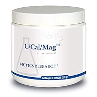 Biotics Research C Cal Mag Powder Cal Mag Powder, 400 200, Easy to Mix Powder, Easy to Swallow, Highly Absorbed, Vitamin C Added, Bone Strength, Promotes Relaxation, Antioxidants 8 Oz