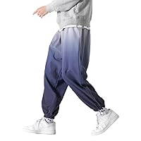 Japanese Style Mens Jogger Pants Casual Reflective Trousers Men Streetwear Loose Sweatpants Male