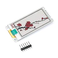 Taidacent 2.13 Inch Electronic e Ink Display Monitor Module IL0373F Red Black and White SPI Interface E-Paper Electronic Paper e Ink