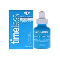 Timeless Skin Care Hyaluronic Acid Vitamin C Serum 1 oz Unisex, (HAC-1)