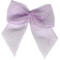 Chiffon Ribbon Bows Lilac - each