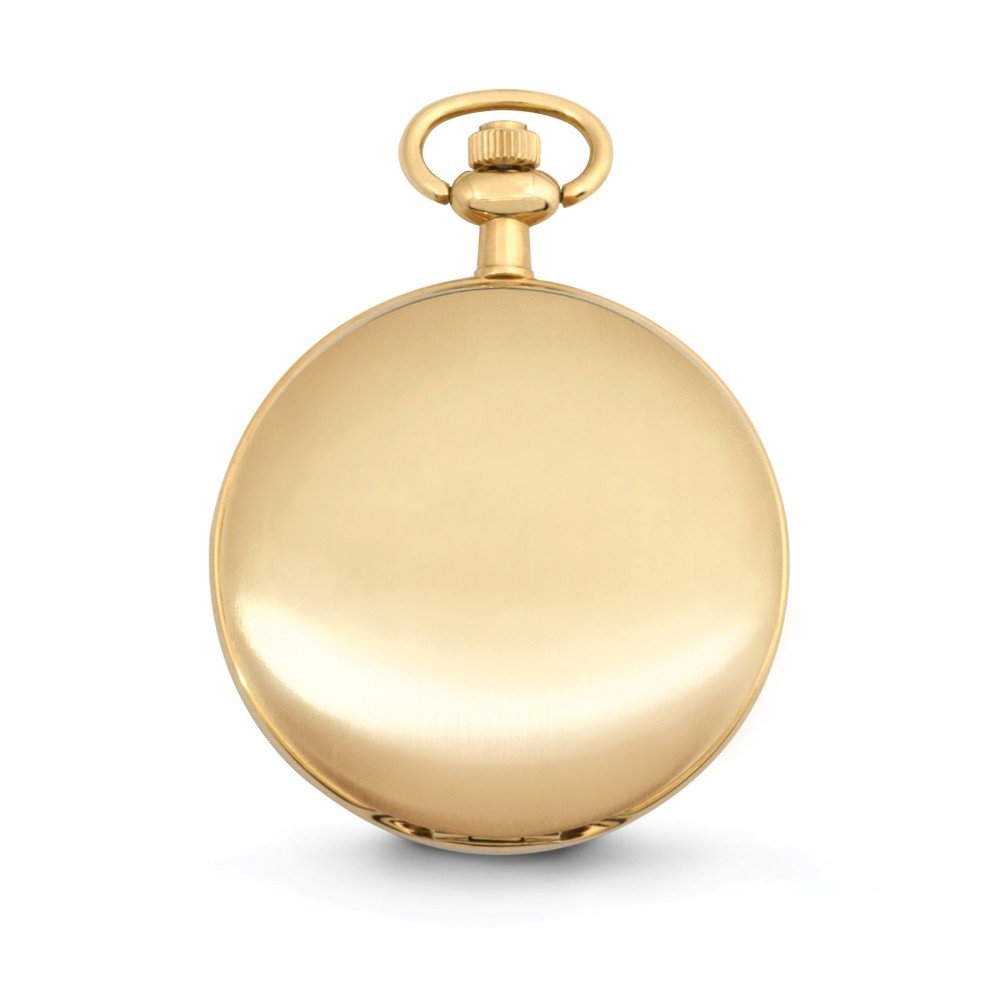 Speidel Gold-Tone Pocket Watch with White Dial and 14