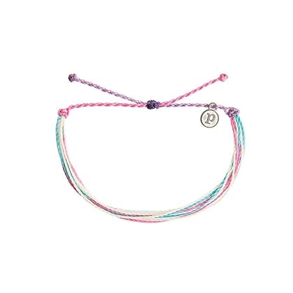 Pura Vida Jewelry Bracelets - 100% Waterproof and Handmade w/Coated Charm, Adjustable Band