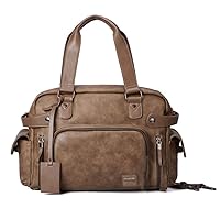 Men's Genuine Leather Briefcase Messenger Bag Attache Case Laptop