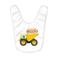 I Like Big Trucks and I Cannot Lie Baby Bibs - I Love Trucks Feeder Bibs - Funny Baby Bibs