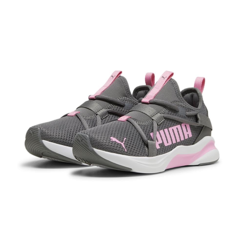PUMA Rift Slip On Sneaker, Cool Dark Gray-Pink Delight, 7 US Unisex Big Kid
