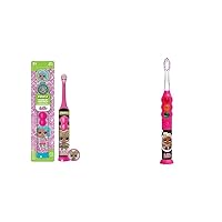FIREFLY L.O.L. Surprise! Toothbrush Bundle with Light Up Timer and Hygienic Cover, Soft Bristles, Battery Included, Ages 3+, 1 Count Each