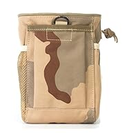 Tactical Molle Combat Dump Pouch Camouflage Recycle Pack Outdoor Sports Shooting Gear Hiking Bag Vest Accessory