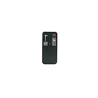 Replacement Remote Control for Whalen FP30-2A HRSFP-30I Wall Mounted Insert Electric Fireplace Heater