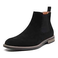 Men’s Chelsea Boots Casual Comfy Slip-On Dress Men Ankle Boot