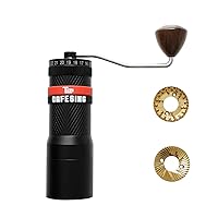 CafeSing ORCA G1 Manual Coffee Grinder with Flat Burr and Ghost Burr