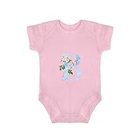Baby Outfit Floral Monogram Letter - B Jumpsuit Clothes Unisex Baby Clothes Baby Gift Baby Clothing 12months