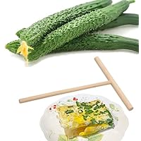 Bundle: China Long Cucumber Seeds Vegetable Seeds for Planting + Wooden Crepe Sperader Pancake Crepe Tools 煎饼工具