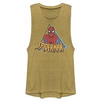 Marvel Classic Spiderman Triangle Women's Muscle Tank