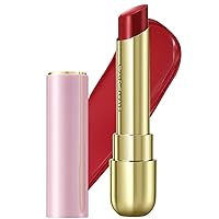 Moisturizing Creamy Lipstick, Long-lasting High Pigmented Lip Color, Smooth, Hydrating, Vintage Red, 07