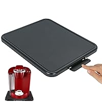 Kitchen Caddy Sliding Tray - Appliance Coffee Maker Slider, Large Rolling Tray Countertop Moving Sliders for Stand Mixer Air Fryer, Toaster, Blender, and More (11.7'' W × 13.8''D)