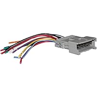 Scosche GM04B Compatible with 2000-05 Saturn Power/Speaker Connector / Wire Harness for Aftermarket Stereo Installation with Color Coded Wires,black
