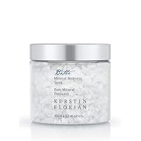 Kerstin Florian Mineral Wellness Soak with Magnesium, Concentrated Bath and Shower Salts to Sooth & Relieve Tired Muscles, Natural Minerals Detoxify The Body & Soften Skin (16 fl oz)