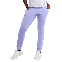 Hanes Womens Ecosmart Joggers, Midweight Cotton-Blend Fleece Sweatpants For Women