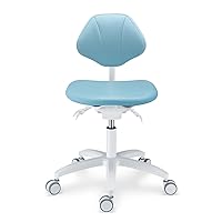 Dental Dynamic Microscope Chair Doctor Stool U-Series Skin Feeling Leather with Adjustable Seating System (PLST-065)