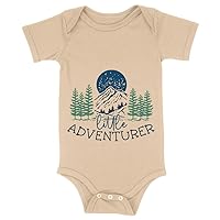 Little Adventurer Baby Onesie - Stylish Adventure Design Baby Clothing - Baby Gift
