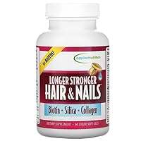 Longer, Stronger Hair and Nails 60-Count (Pack of 6)