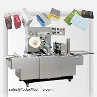 TODAYMACH Automatic 3D Perfume Bar Chocolate Soap Box Carton Cellophane Overwrapping Machine Transparent Film Packing Machine