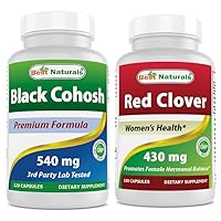 Best Naturals Black Cohosh 540 mg & Red Clover 430 mg