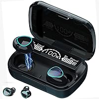 NIUTA Wireless Earbuds,Bluetooth Headphones 132Hr Playtime Sports Ear Buds with Digital Display Charging Case, IPX7 Waterproof Headset with Microphone Cordless Earphone for iPhone Andriod TV…