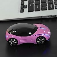 Mouse, 2.4G Wireless Mouse, Optical Mouse for Gaming (Pink)