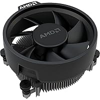 AMD Wraith Stealth Socket AM4 4-Pin Connector CPU Cooler with Aluminum Heatsink & 3.93-Inch Fan (Slim)