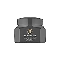 TPH BY TARAJI Twist and Set Twisting Creme & Defining Curl Cream for Curly & Coily Hair with Shea Butter, Mango Seed Butter, & Pequi Oil | Sulfate Free & Color Safe | For Women & Men, 8.45 fl. oz