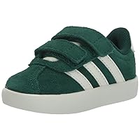 adidas Unisex-Child Vl Court 3.0 Hook & Loop Sneaker