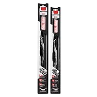 Precision Engineered Wiper Blade - High Performance Aerodynamic Blade Wipes Up Every Drop of Water - Silent, Durable, and Streak-Free (16 + 18 Inch) 2 Pack (WP1618)